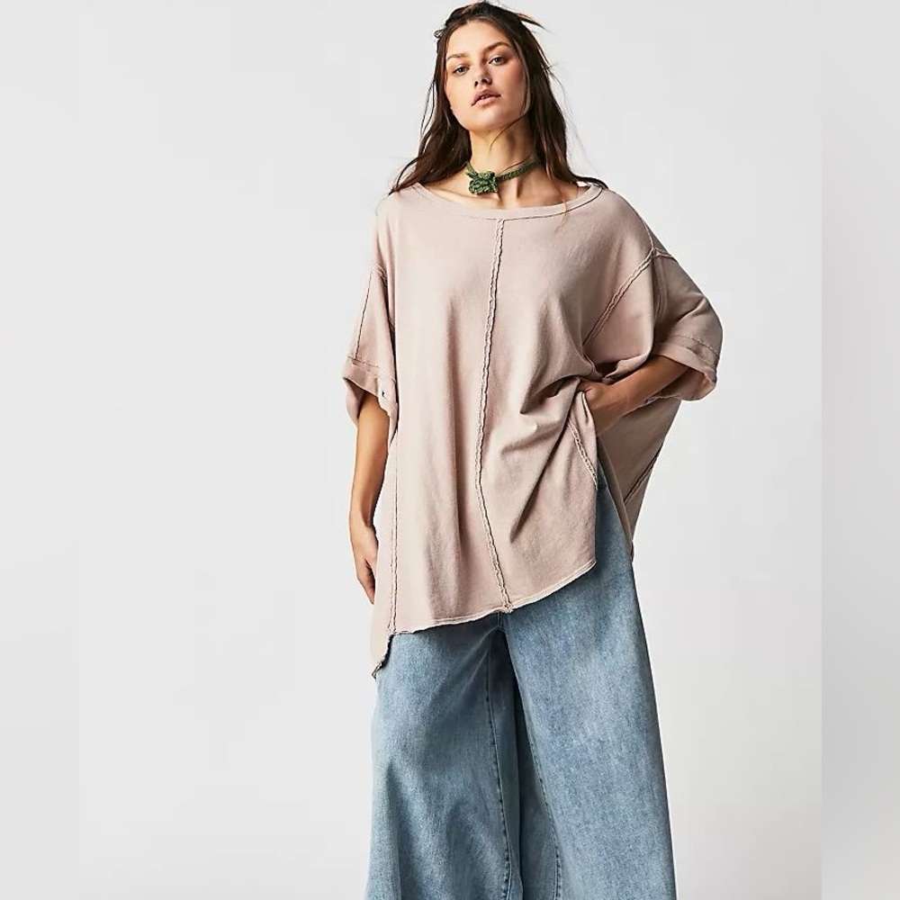 Free People Say La Vie tee